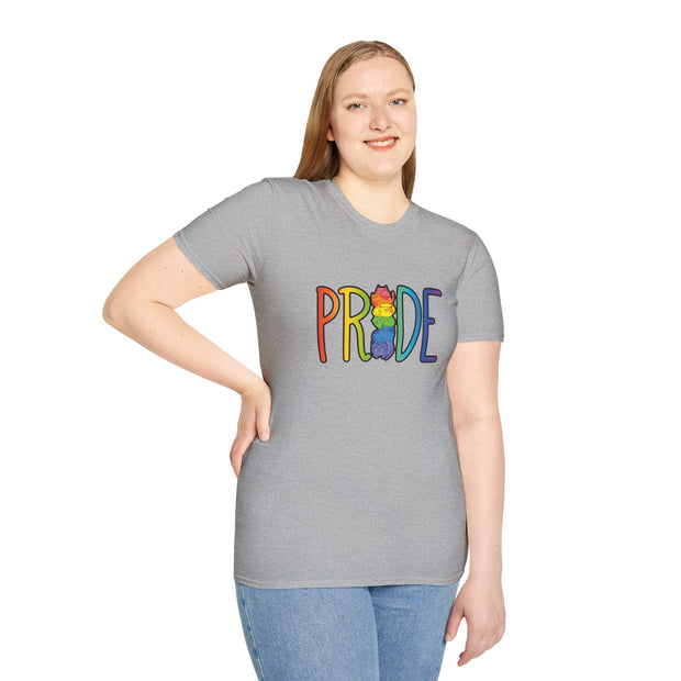 Cat Pride Tower Unisex Softstyle T-Shirt