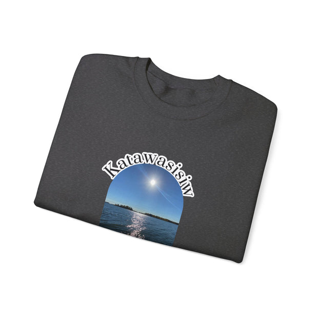 Cree Saskatchewan Skies Unisex Heavy Blend™ Crewneck Sweatshirt