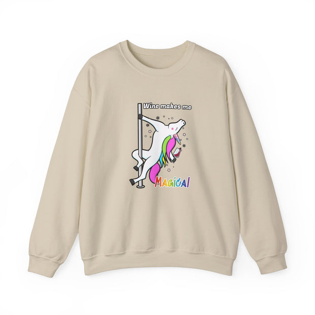 Unicorn Wine Unisex Heavy Blend™ Crewneck Sweatshirt