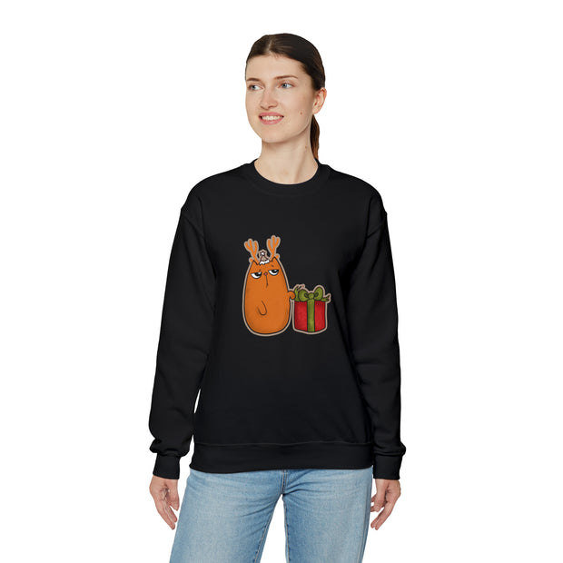 Christmas cat Unisex Heavy Blend™ Crewneck Sweatshirt