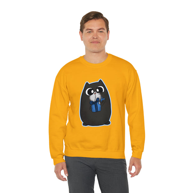 Christmas cat Unisex Heavy Blend™ Crewneck Sweatshirt