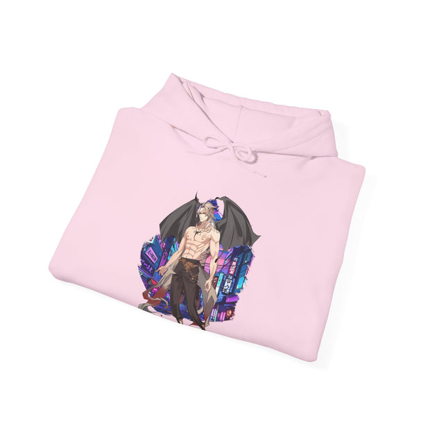 Anime Male Demon Unisex Heavy Blend™ Hooded Sweatshirt