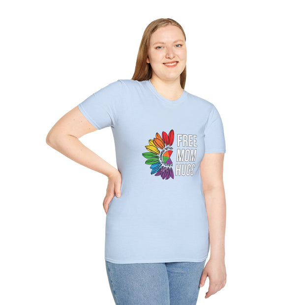 Pride Mom Hugs Unisex Softstyle T-Shirt