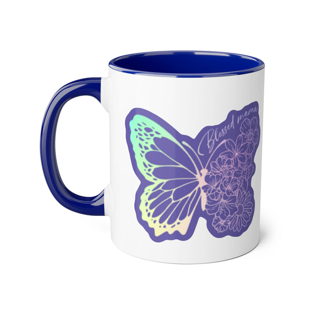 Blessed Mama Accent Mugs, 11oz