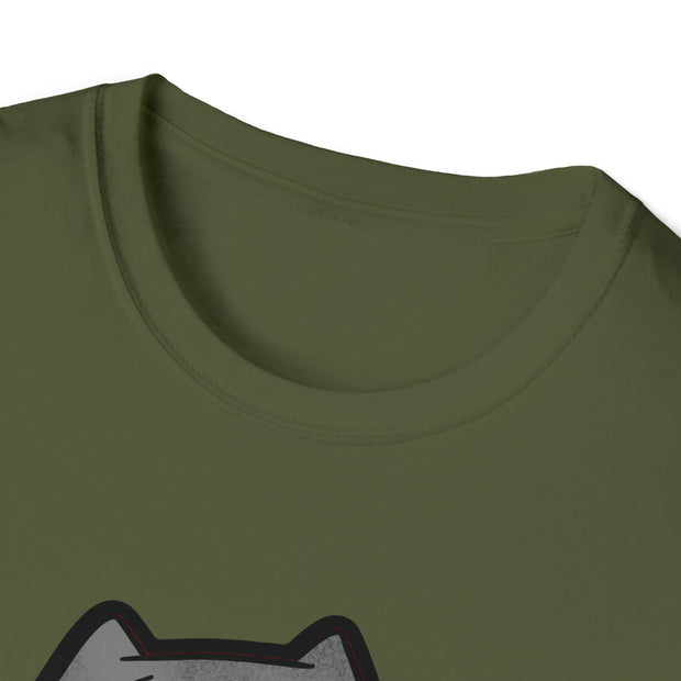 Christmas cat Unisex Softstyle T-Shirt