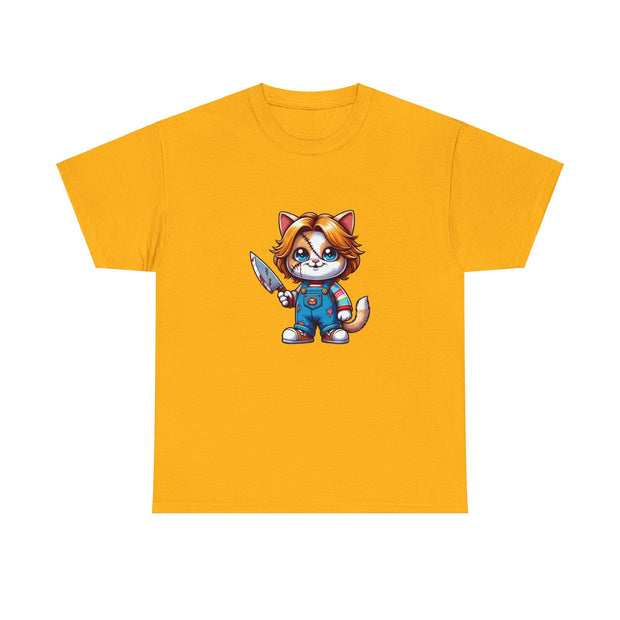 Horror Movie Cats Unisex Heavy Cotton Tee