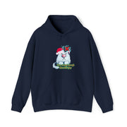 Christmas cat Unisex Heavy Blend™ Hooded Sweatshirt
