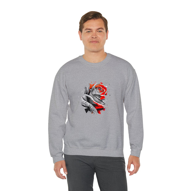 Rose Unisex Heavy Blend™ Crewneck Sweatshirt