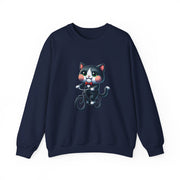 Horror Movie Cats Unisex Heavy Blend™ Crewneck Sweatshirt