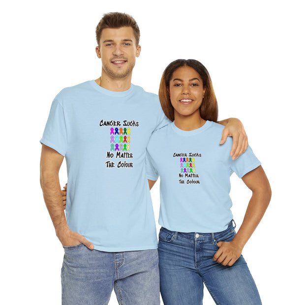 Cancer Sucks Unisex Heavy Cotton Tee