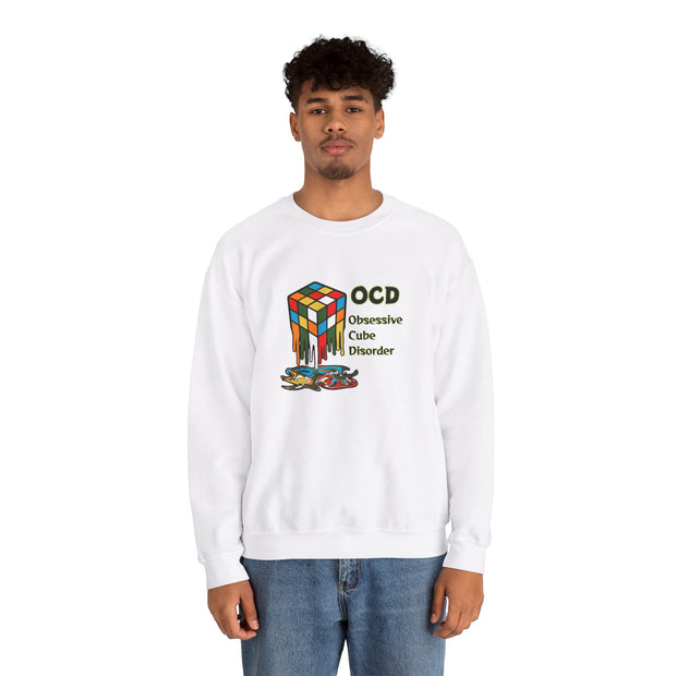 Rubik Cube Unisex Heavy Blend™ Crewneck Sweatshirt