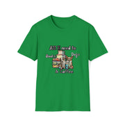 Books, dogs & coffee Unisex Softstyle T-Shirt