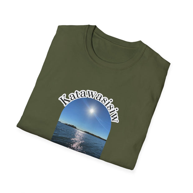 Cree Saskatchewan Skies Unisex Softstyle T-Shirt