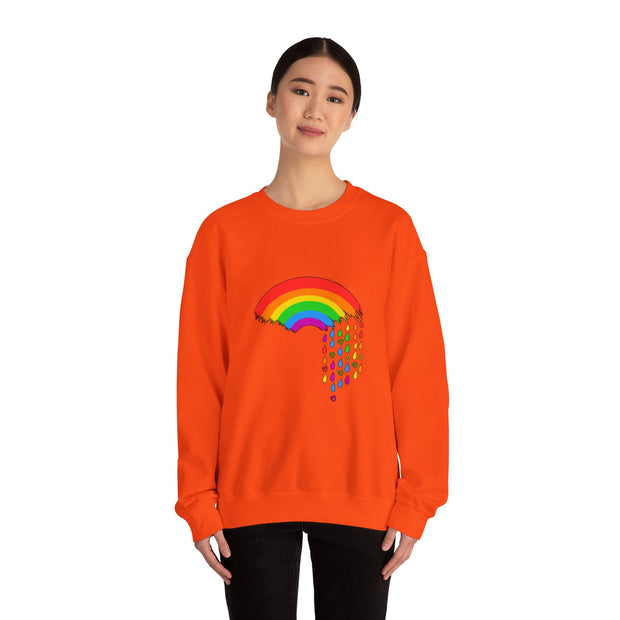 Raining Pride Unisex Heavy Blend™ Crewneck Sweatshirt