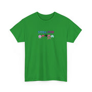 Colorful Soda Pop Unisex Heavy Cotton Tee | Fun Graphic Tee for All Occasions, Festival Apparel, Casual Wear, Gift Ideas, Summer Style