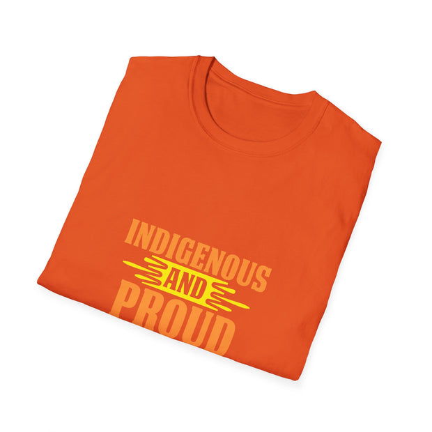 Indigenous and Proud Unisex Softstyle T-Shirt