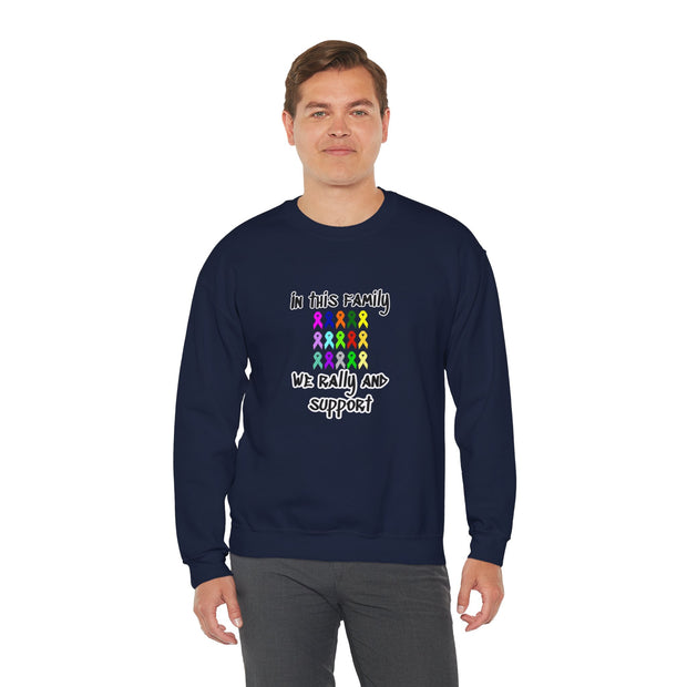 Cancer Family Support Unisex Heavy Blend™ Crewneck Sweatshirt