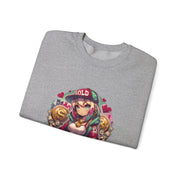 Graffiti Anime Girls Unisex Heavy Blend™ Crewneck Sweatshirt