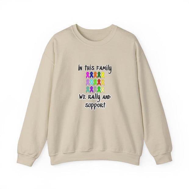 Cancer Family Support Unisex Heavy Blend™ Crewneck Sweatshirt