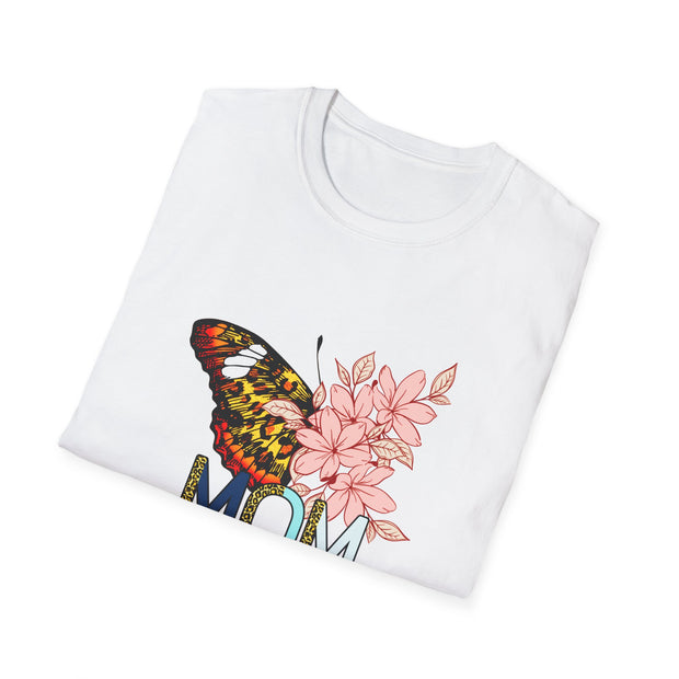 Butterfly Mom Unisex Softstyle T-Shirt