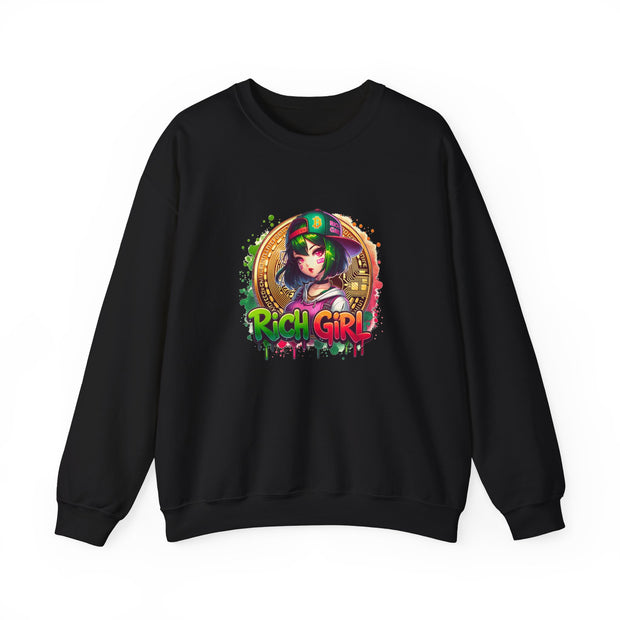 Graffiti Anime Girls Unisex Heavy Blend™ Crewneck Sweatshirt