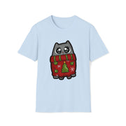 Christmas cat Unisex Softstyle T-Shirt