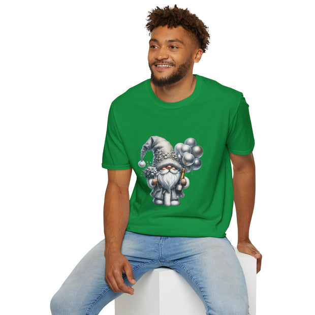 New Year Gnome Unisex Softstyle T-Shirt