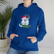 Christmas cat Unisex Heavy Blend™ Hooded Sweatshirt