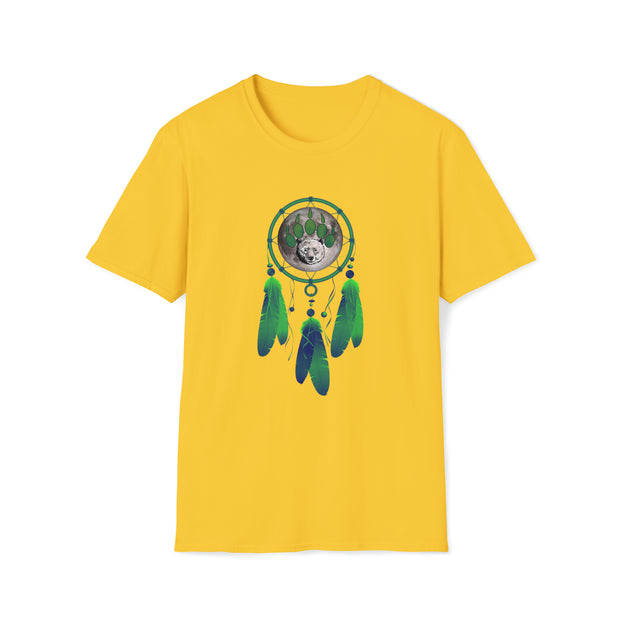 Bear Dream Catcher Unisex Softstyle T-Shirt