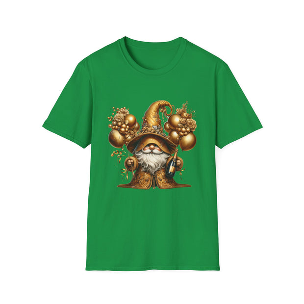 New Year Gnome Unisex Softstyle T-Shirt