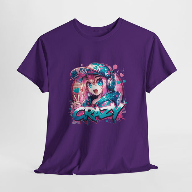 Graffiti Anime Girls Unisex Heavy Cotton Tee