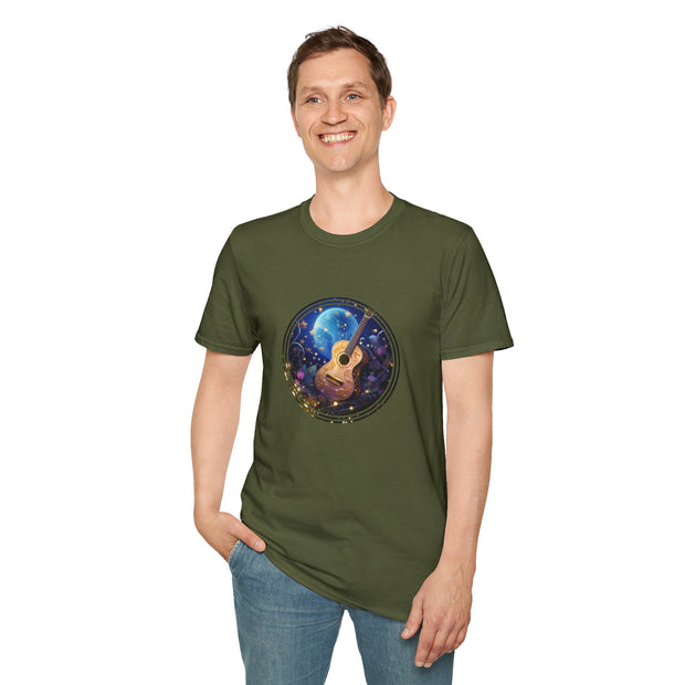 Moonlight Guitar Unisex Softstyle T-Shirt