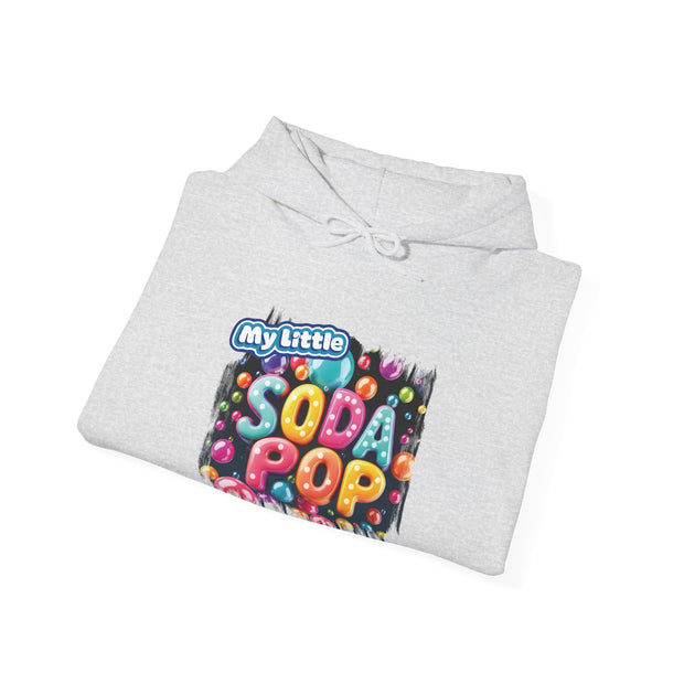 My Little Soda Pop Hooded Sweatshirt, Trendy Unisex Pullover, Fun Gift for Teens, Casual Wear, Comfortable Street Style
