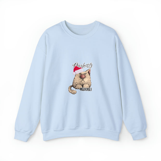 Christmas cat Unisex Heavy Blend™ Crewneck Sweatshirt