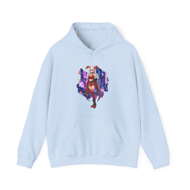 Anime Female Demon Unisex Heavy Blend™ Hooded Sweatshirt