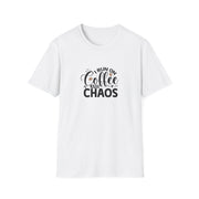 I Run on Coffee and Chaos Unisex Softstyle T-Shirt
