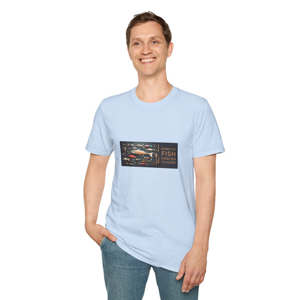 Born to Fish Unisex Softstyle T-Shirt
