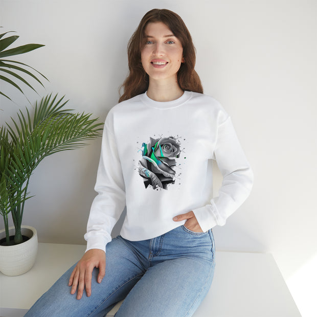 Rose Unisex Heavy Blend™ Crewneck Sweatshirt