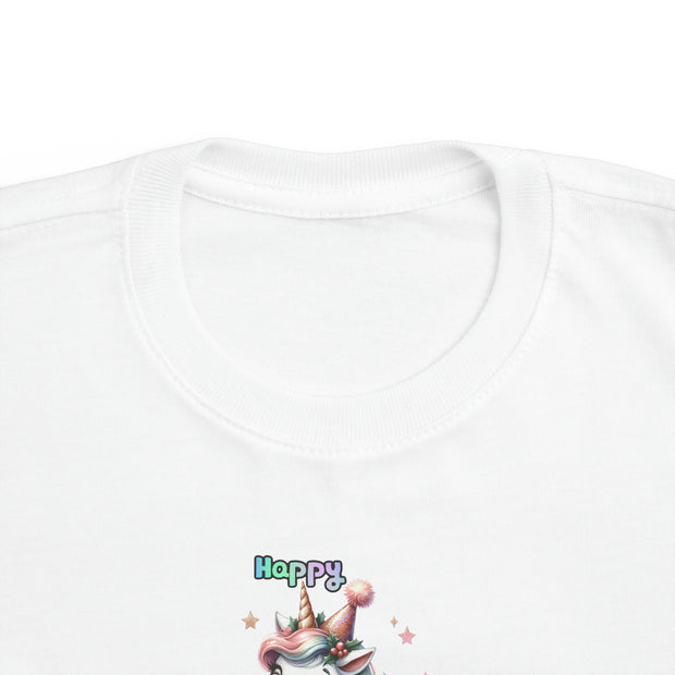 New Year Unicorn Toddler's Fine Jersey Tee