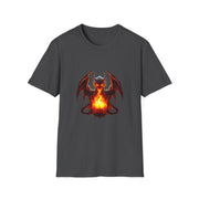 Fire Dragon Unisex Softstyle T-Shirt