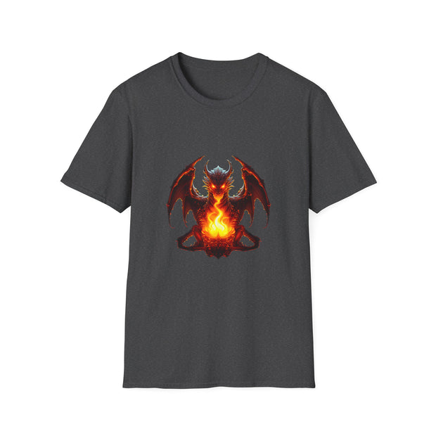 Fire Dragon Unisex Softstyle T-Shirt