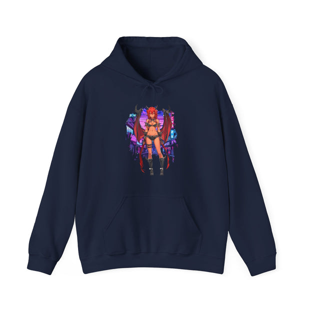 Anime Female Demon Unisex Heavy Blend™ Hooded Sweatshirt