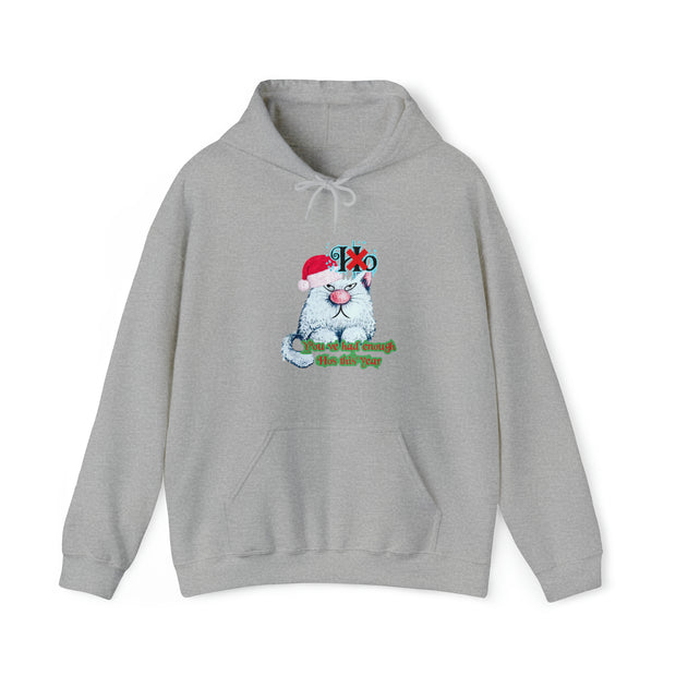 Christmas cat Unisex Heavy Blend™ Hooded Sweatshirt