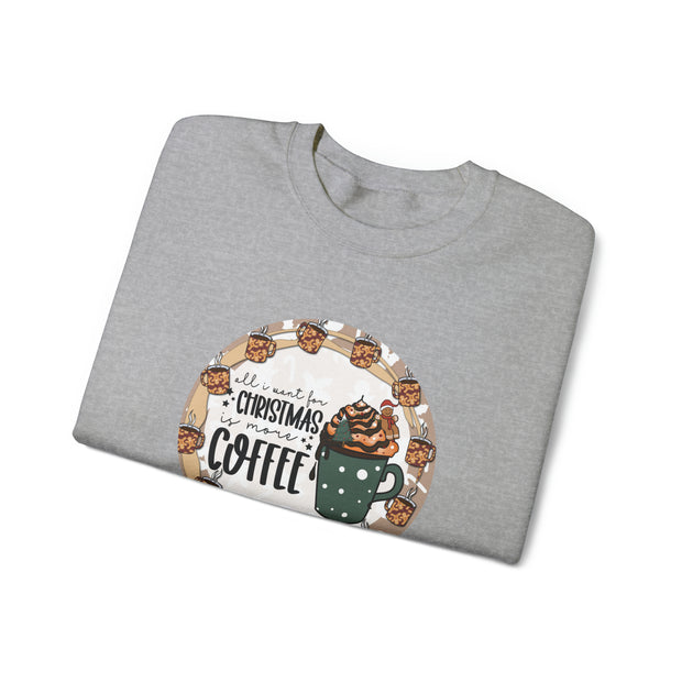 Christmas Coffee Unisex Heavy Blend™ Crewneck Sweatshirt