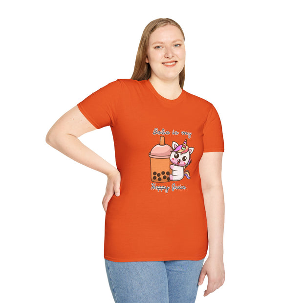 Unicorn Boba Unisex Softstyle T-Shirt