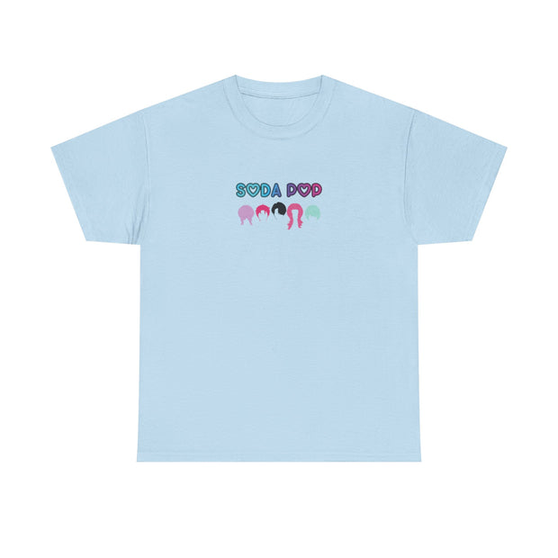 Colorful Soda Pop Unisex Heavy Cotton Tee | Fun Graphic Tee for All Occasions, Festival Apparel, Casual Wear, Gift Ideas, Summer Style