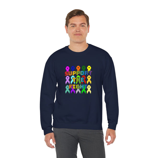 Support the Fight Unisex Heavy Blend™ Crewneck Sweatshirt
