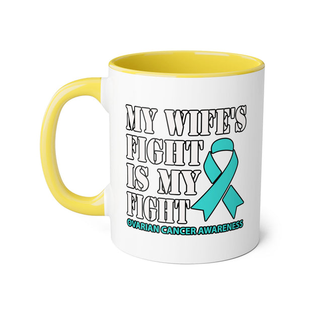 Ovarian Cancer Accent Mugs, 11oz