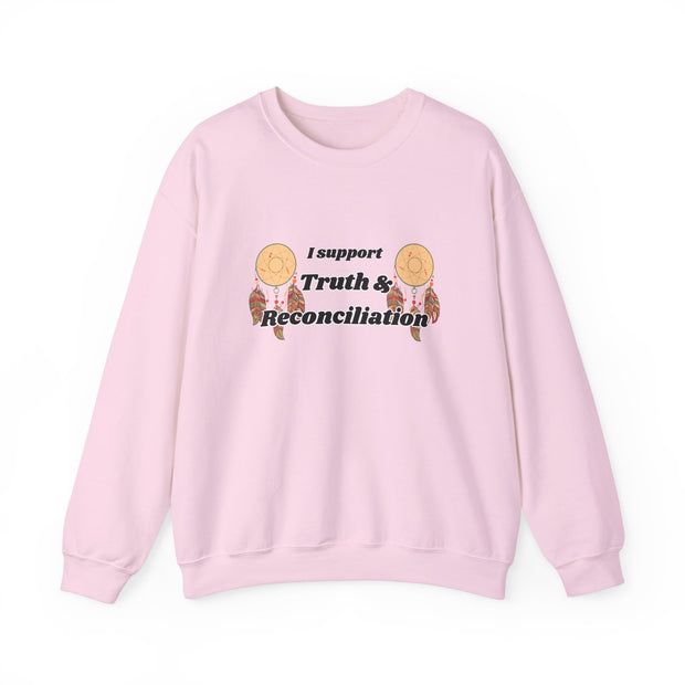 I Support Truth & Reconciliation Unisex Heavy Blend™ Crewneck Sweatshirt