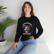 I Pretend that Coffee Helps Unisex Heavy Blend™ Crewneck Sweatshirt